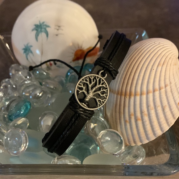 3 For $9 NEW Unisex Braided & Beaded Leather Bracelets - Picture 2 of 8